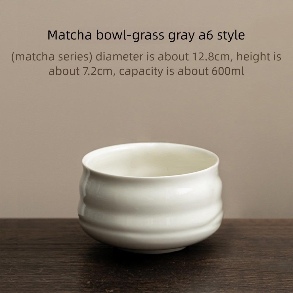 Large Capacity Matcha Bowl Ceramic Green Tea Maker Cup Tea Ceremony Tool for Tea Set Accessories
