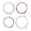 4pcs Bass Strings 4 String Metal Replaceable Decorative Practical Guitar Strings Replacement for
