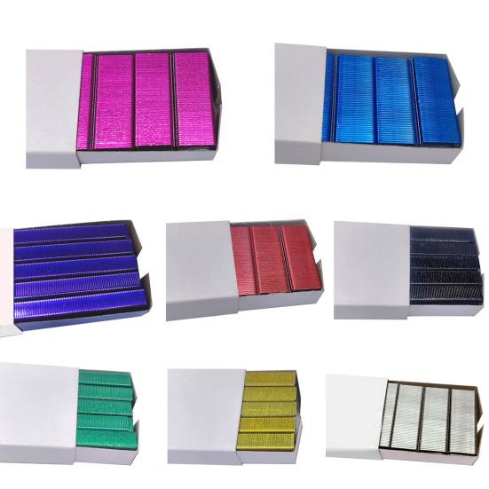 Сменный блок зеленых скоб 3000 для настольного степлера, 1000 шт. в упаковке, всего