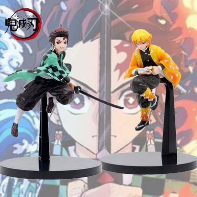 Аниме Клинок, рассекающий демонов Kimetsu no Yaiba фигурка Камадо Танджиро Фигурка на шарнирах Агацума Зеницу Незуко Воин ПВХ Модель Идеальные Игрушки
