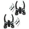 2 Pairs Bike Brakes Set Universal Front And Rear Brakes Kit Mountain Road Bike V-Brake Set For Cycling Bicycle Parts
