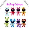 8 Smiling Critters Plush Toys Jumping House Cat Pup Bear Holding Plush Cat Pup Plush Doll Decoration Kawaii Soft Fill Toy Childr