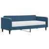 VidaXL Daybed with Mattress Blue 90x200 Cm Velvet 3197038