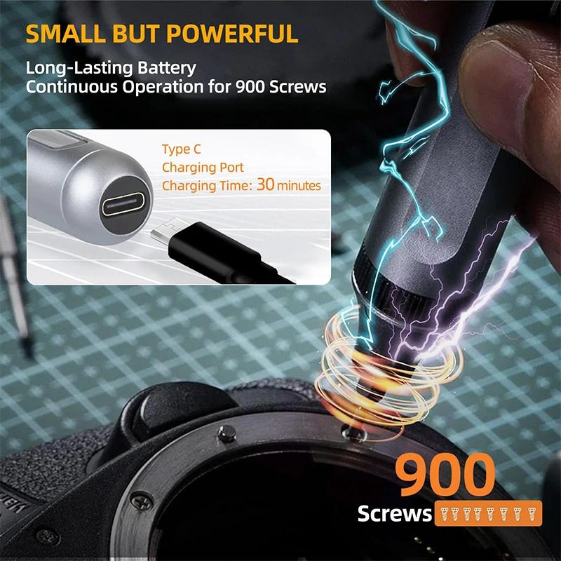 51 In 1 Precision Electric Screwdriver Set Multifunctional Power Tool Fast Charging Magnetic Bits for iPhone Laptop Watch PC