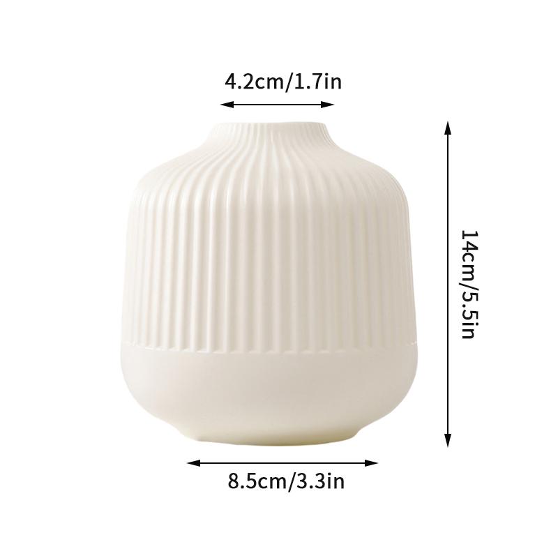 Ваза для цветов в скандинавском стиле, имитация керамического пластикового цветочного горшка, бутылка для хранения цветов, гостиная, современные украшения для дома, украшения