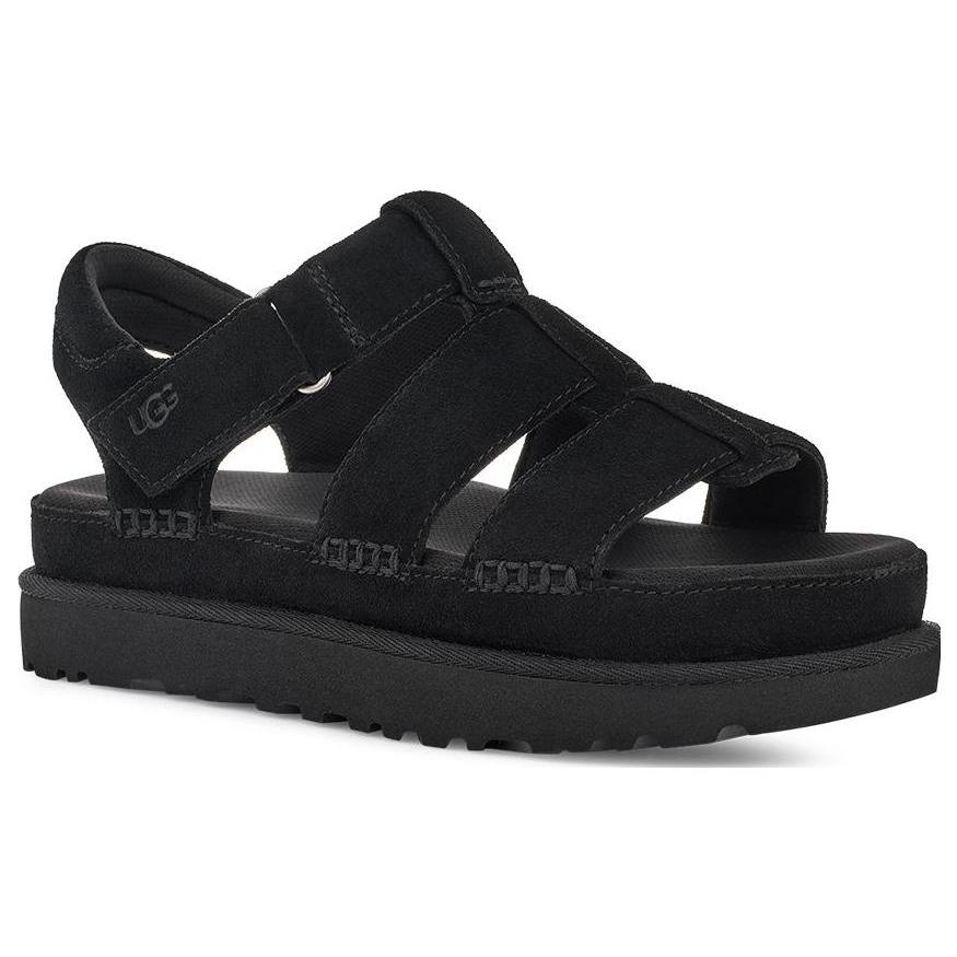 New UGG Goldenstar Strap Platform Sandal Black Women's 1137890-BLK