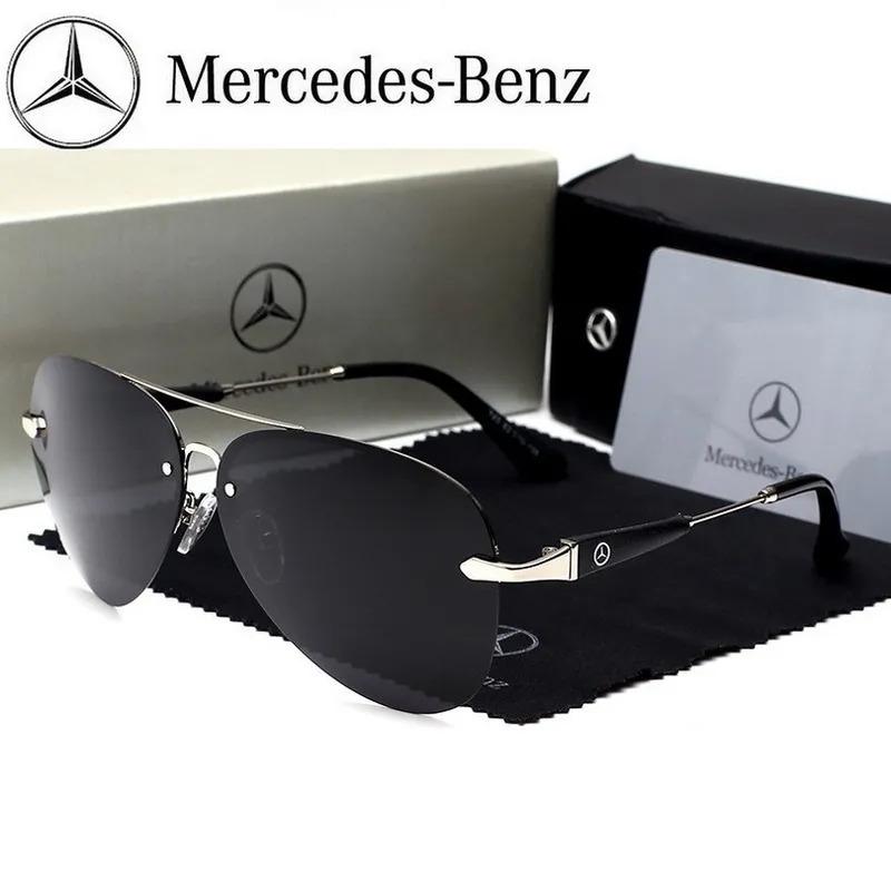 Автомобильная наклейка для Mercedes Benz A B C E S V Class GLB GLC GLE AMG Pilot SLK SLC ML Автомобильные Высокие Мужские Антибликовые Очки для Водителя Поляризующие
