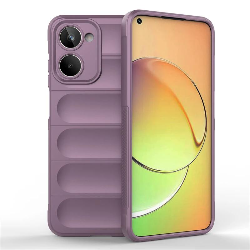 Чехол для OPPO Realme 10 4g задняя крышка чехол для телефона жидкий силикон противоударный защитный чехол Funda Coque