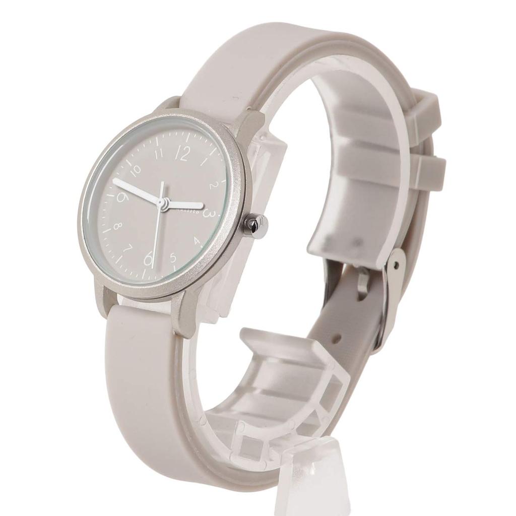 Fieldwork Analog Small Sodor with Silicone Women's Watch, Strap, Gray, YM006-2