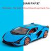 1:24 Lamborghini URUS Sian FKP37 Сплав Спортивные Автомобили Игрушки Модели Литые Модели Внедорожники Звук Свет Миниатюрная Модель Автомобиля Подарки для Детей