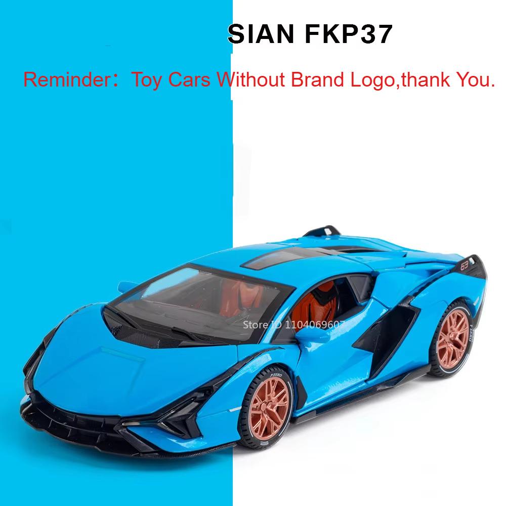 1:24 Lamborghini URUS Sian FKP37 Сплав Спортивные Автомобили Игрушки Модели Литые Модели Внедорожники Звук Свет Миниатюрная Модель Автомобиля Подарки для Детей