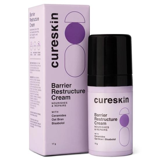 Cureskin Barrier Restructure Cream | Питает и восстанавливает | Керамиды, овсяные отруби, бисаболо (17 г)