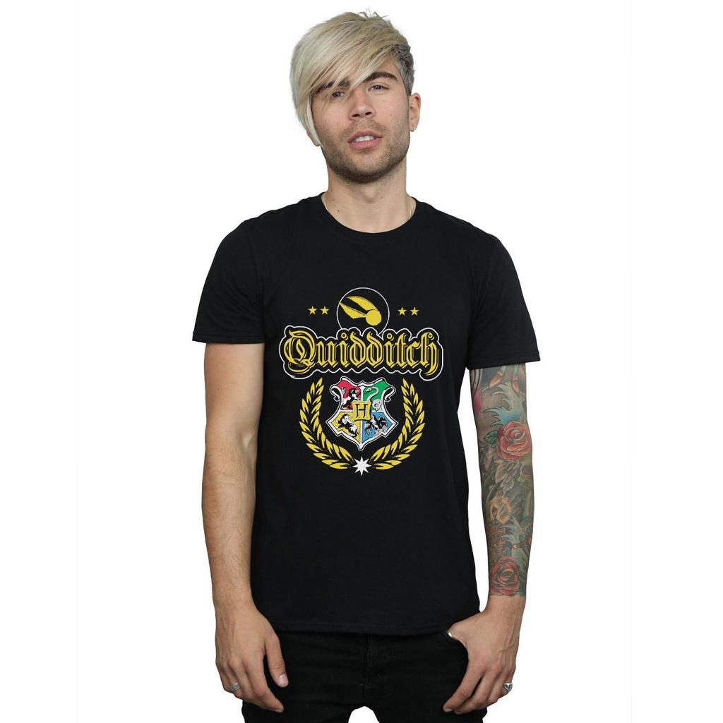 Harry Potter Mens Quidditch Crest T-Shirt