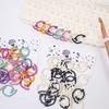 24Pcs Fruit Stitching Markers Crochet Locking Stitching Markers Rings for Knitting Crocheting Weaving Sweater Scarf Hat