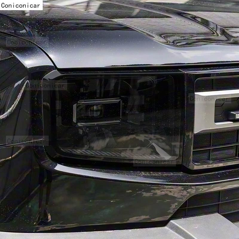 Для JETOUR T1 2025 Автомобильная фара Дымчато-черная ТПУ Защитная пленка Передний свет Оттенок Изменение цвета Накладка Наклейка