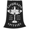 Supermarine Spitfire Самолет Самолет Бархатное Пледовое Одеяло Плед Пилота-Истребителя для Постельного Белья Легкое Тонкое Плюшевое Тонкое Одеяло