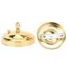 2PCS Iron Chandelier Hanging Plate Hook Ceiling Light Canopy Decoration DIY Fitting AccessoryGold