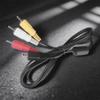 Видеокабель USB на 3 RCA длиной 1,2 метра для зеркальных камер для подключения к телевизору для AVC-DC400ST Улучшает отображение фото и видео