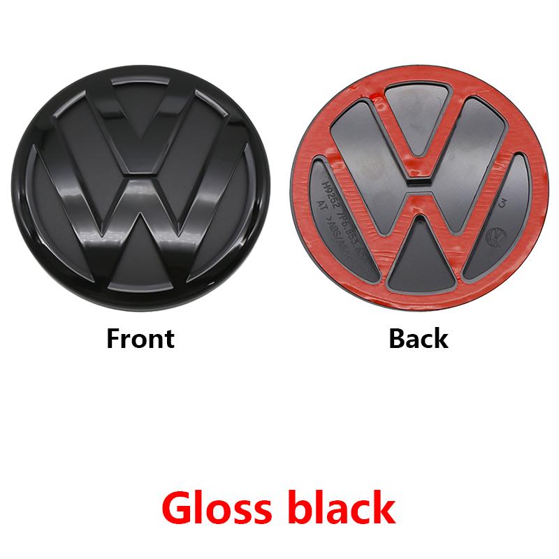 Valve Stems Caps For Volkswagen Touareg 2011-2015 Rear Emblem Trunk Badge Logo Rear Tailgate Decal Sticker Compatible With VW To zd5