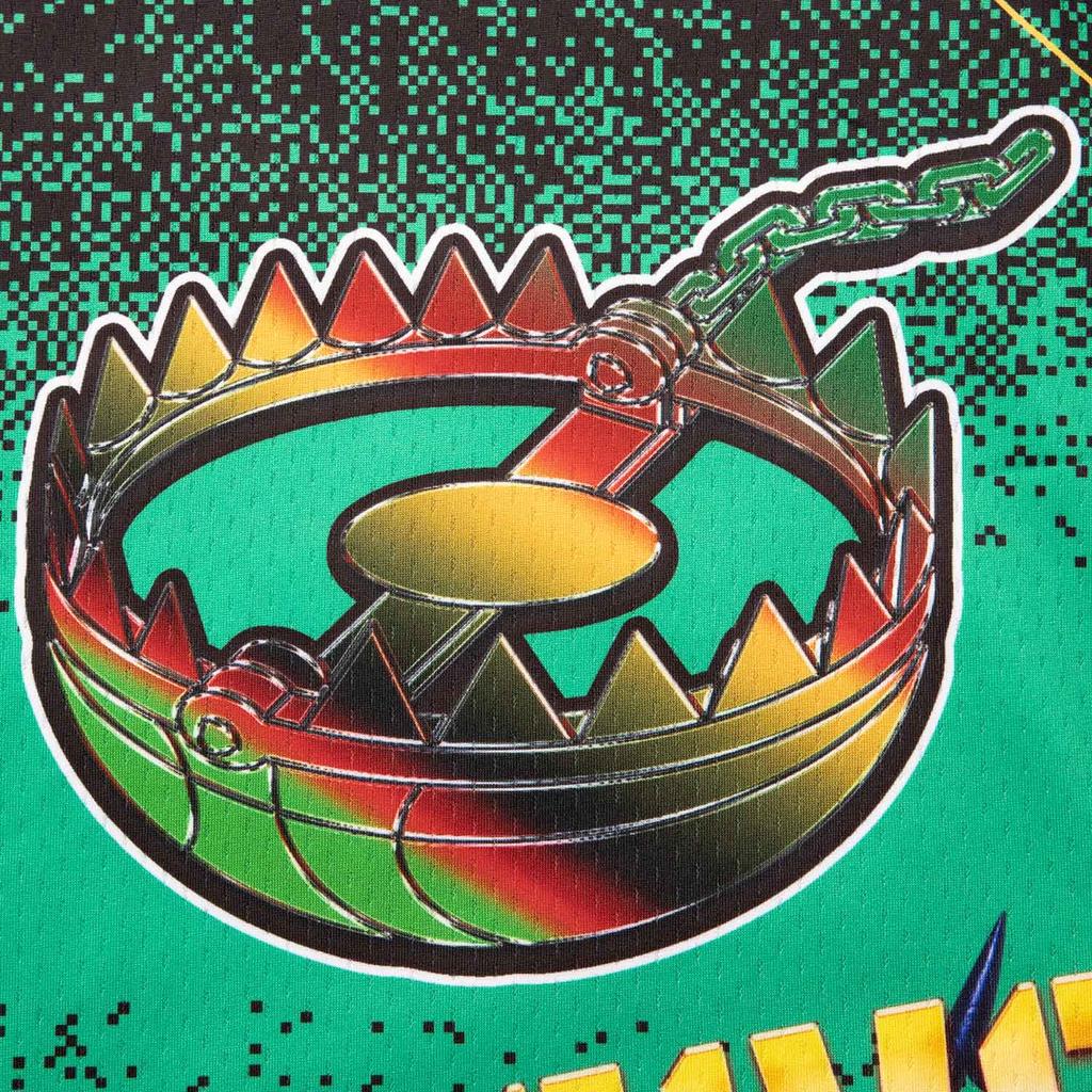 Li Ning Баскетбольная серия Badfive Тактический принт Спортивная повседневная Быстросохнущая Удобная Дышащая Свободная Футболка с круглым вырезом и длинным рукавом ATLV319-2