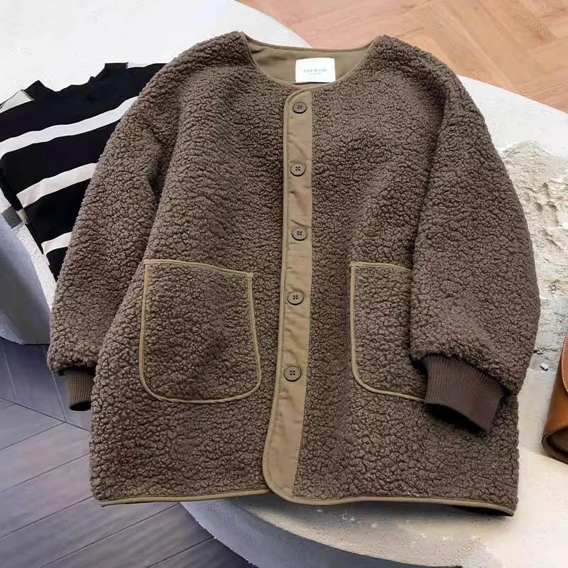 Coat for Women Winter Thickened Casual Oversize Double Layer Windbreaker Padded Loose Jacket