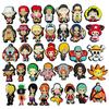 Набор из 12/24/36 шт. Серия One Piece Фигурки Луффи Зоро Санджи Милые Мультяшные Пряжки для Кроксов Японское Аниме DIY Аксессуары Подарки