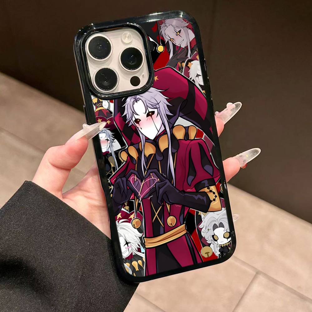 Чехол для телефона The Freak Circus Pierrot для IPhone 17 16 15 14 13 Pro 12 11 Pro Max, Жесткий PC+TPU, Задняя крышка