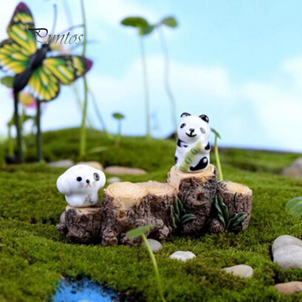 Миниатюрный пень из смолы, микропейзаж, сказочный сад, мини-украшение, декор для кукольного домика