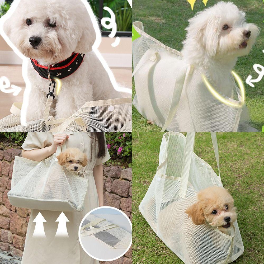 Дышащая Складная Сумка-переноска для Животных Портативная Дорожная Сумка для Собак Сетчатая Сумка-переноска для Животных для Собак и Кошек