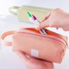 Portable Big Storage bag School Stationery Candy color Pen Case Pen Bag Pencil Case Double layer