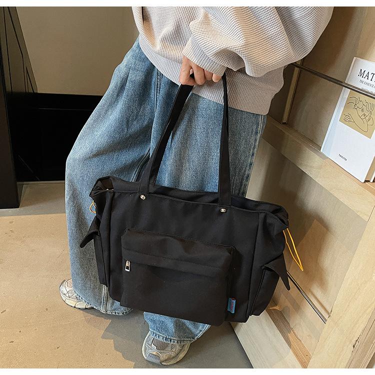 Ретро сумка под мышкой женская новая модная холщовая сумка большой вместимости сумка-мессенджер универсальная сумка-тоут для поездок