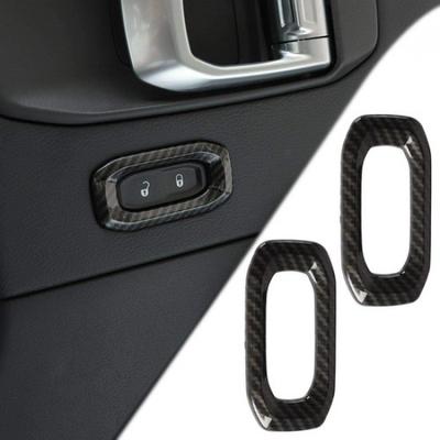Накладка на переключатель замка двери, аксессуары для интерьера для Jeep Wrangler JL JLU JT 18+