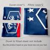 Rooster emblem design Bedding Duvet cover sets Duvet covers Pillowcases gifts (1 * Duvet Cover 2 * Pillowcases, without duvet insert)