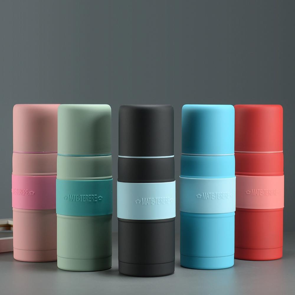with Filter Straw Yerba Mate Thermos Cup 700/500ml Vacuum Flask Durable Insulated Bottle Office