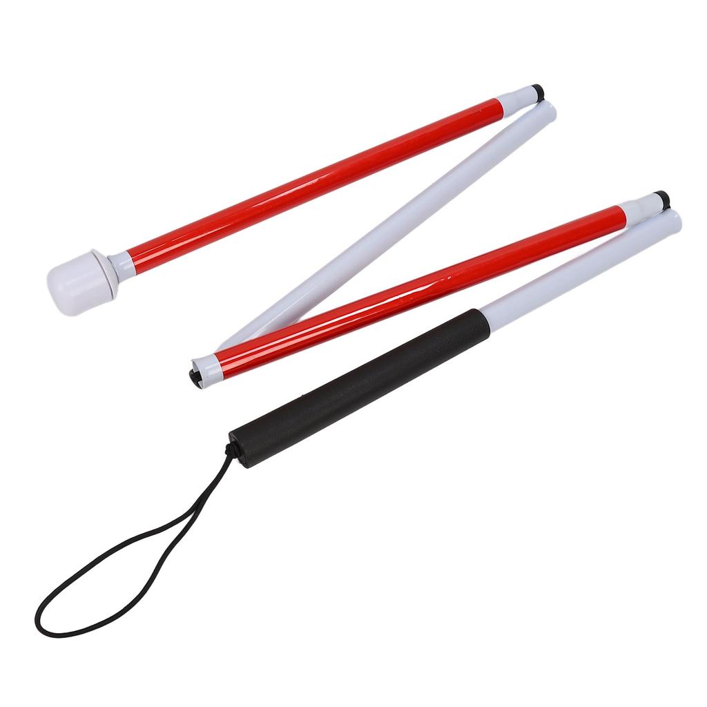 Поводырь для слепых из алюминиевого сплава, портативная складная трость для слабовидящих и слепых людей