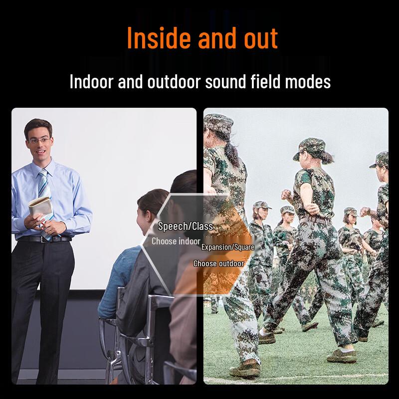 SANSUI Portable Outdoor KTV Trolley Speaker