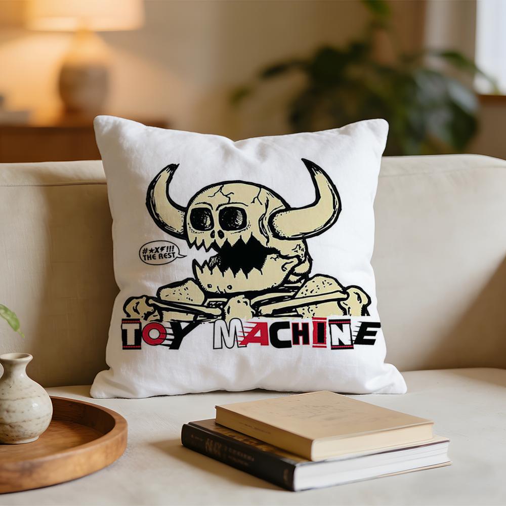 TToy MMachineS SSkateS Cushion Cover Short plush pillowcase for bed sofa carwashable