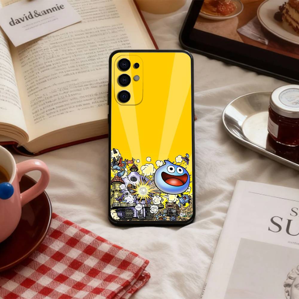 D-Dragon Q-quest S-slimes Чехол для телефона Samsung S 25,24,23,22,30,21,10,9,Ultra,Plus,Lite,FE,4,5 G Мягкий черный чехол