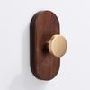 Wood Black Walnut Hook Modern Minimalist Coat Hook Closet Hanger Towel Hook Wall Organizer Hook Decorative For Home Kitchen