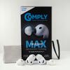 Сменные амбушюры Comply TRUEGRIP MAX для AirPods Pro 3, звукоизолирующие, надежно фиксирующиеся и противоскользящие (Белый, 3 пары, смешанные размеры)