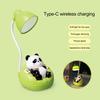Светодиодная настольная лампа Panda Night Light с ящиком для чтения, регулируемая яркость, перезаряжаемая настольная лампа Panda для детской комнаты, спальни