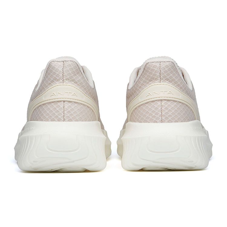 Anta Fabric TPU Mesh Casual Shock Absorbing Non-Slip Wear-Resistant Breathable Lightweight Low-Top Training Shoes Men Sneakers Mud-Gray 112227702-4