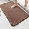 Soft Bathroom Plush Rug Absorbent Quick Dry Bath Mat Shower Pad Floor Protector Decor Non-Slip Living Room Bedroom Carpet