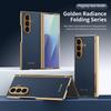 Премиальный чехол из искусственной ПУ кожи для мобильного телефона Samsung Galaxy Z Fold 7 6 5 4 с полной защитой, Стекло для экрана