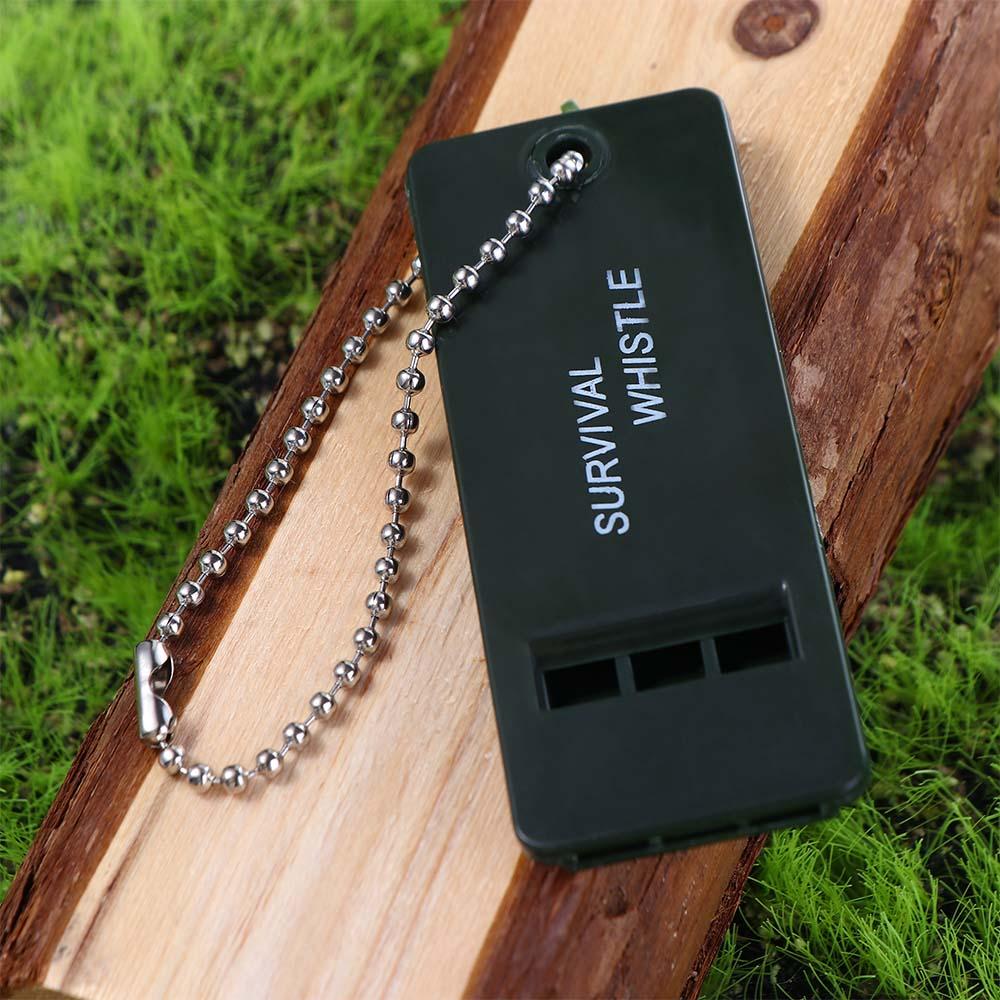 Rescue Whistle Outdoor Tool Survival Whistle 3-Frequency Whistle Emergency Whistle Survival Tool