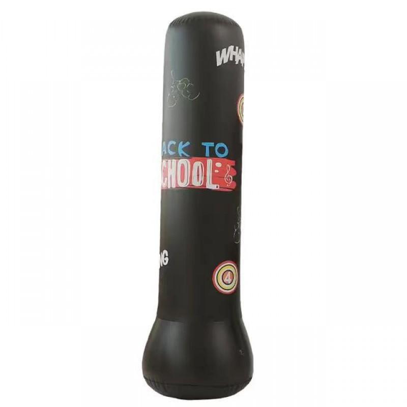 Kids Inflatable Boxing Punching Bag Home Training Stand-Up Martial Arts Practice Toy Children Teens