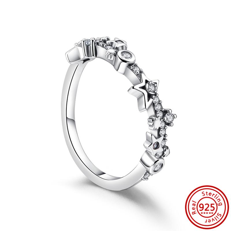 Красное Сердце Кольцо на Палец Сияющие Циркониевые Кольца Сверкающий Циркон Для Женщин 925 Стерлинговая медь Свадьба Помолвка Вечеринка Роскошные Подарки