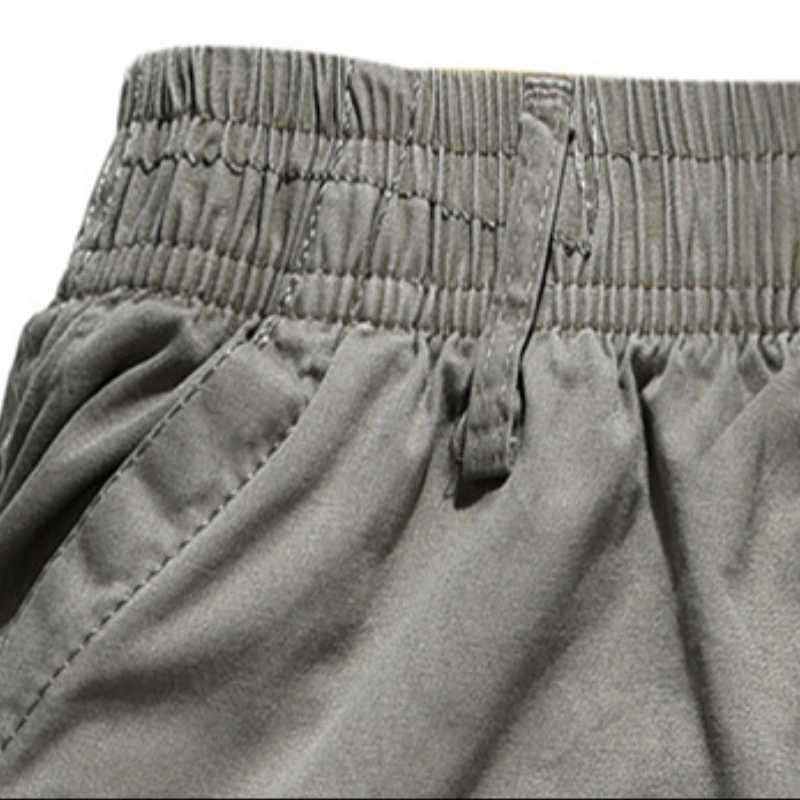 2024 Весна Лето Мужская мода Прямые брюки Мужской тренд Однотонные брюки-карго с несколькими карманами Мужские повседневные свободные брюки больших размеров