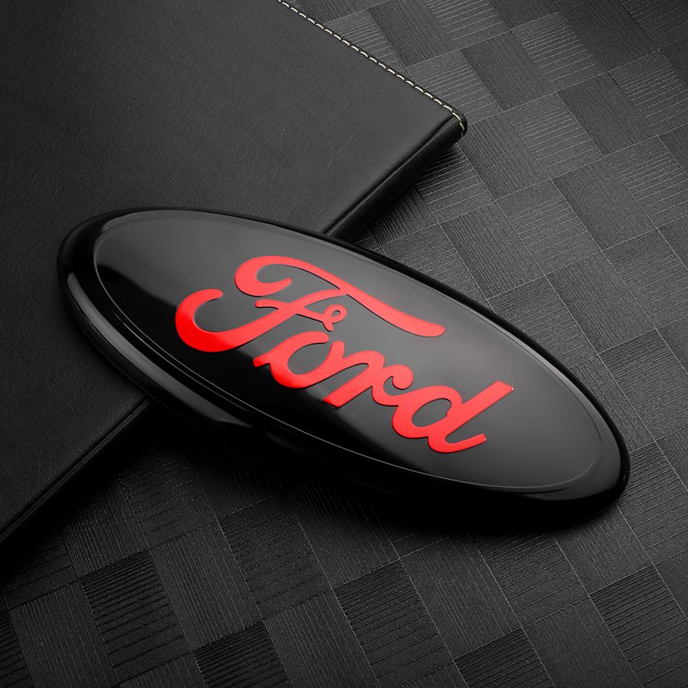 Original Replacement Car Front Grille Badge Trunk Cover Sticker For Ford Ranger Focus2 3 Mondeo C-Max Mustang Fiesta Kuga Escape