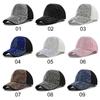 Girls Adjustable Luxury Rhinestones Baseball Caps Shiny Sequins Cap Sunscreen Hats Baseball Hats